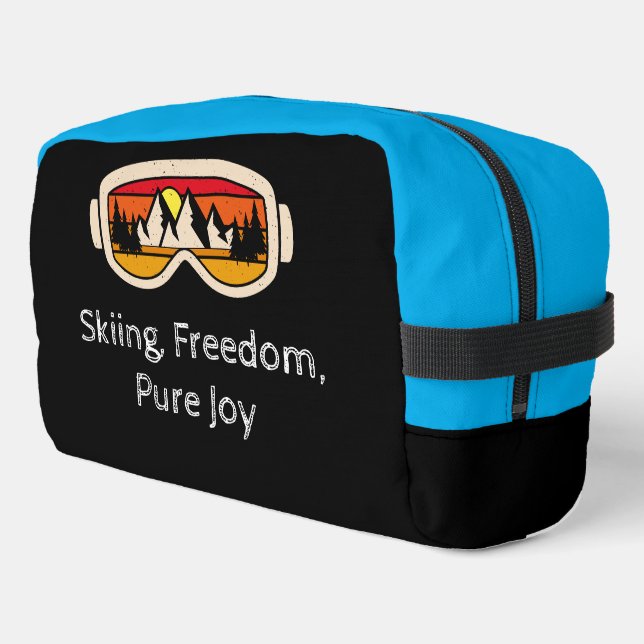 Trousse De Toilette Ski Liberté, Pure Joy Mountain Sunrise Edition (Coin gauche)