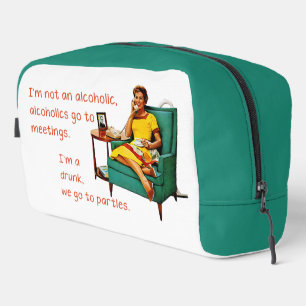 Trousse De Toilette SlipperyJoe socialiser la fête de la boisson vinta