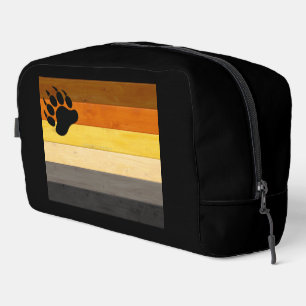 Trousse De Toilette SlipperyJoe's Bear Pride drapeau de la texture du