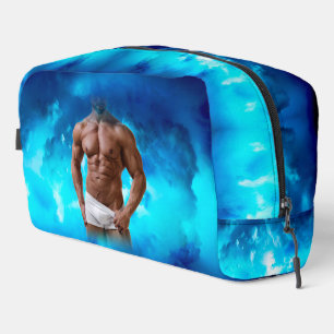 Trousse De Toilette SlipperyJoe's homme musclé barbu torse nu sixpaque