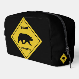 Trousse De Toilette SlipperySignal de passage de l'ours de Joe silhoue