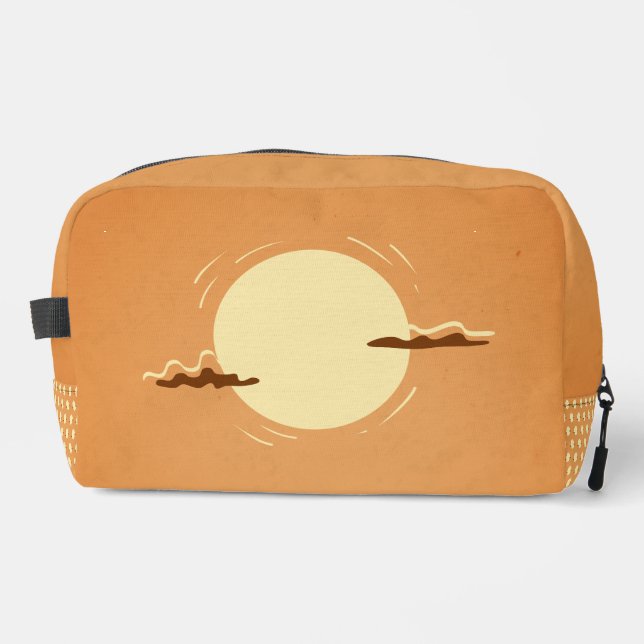 Trousse De Toilette soleil occidental orange (Recto)