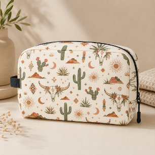 Trousse De Toilette Style de Maquillage de Rodéo de Sagebrush pour Voy
