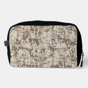 Trousse De Toilette Style désert Camouflage numérique en pixel beige
