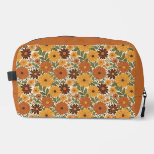 Trousse De Toilette style floral vintage des années 70