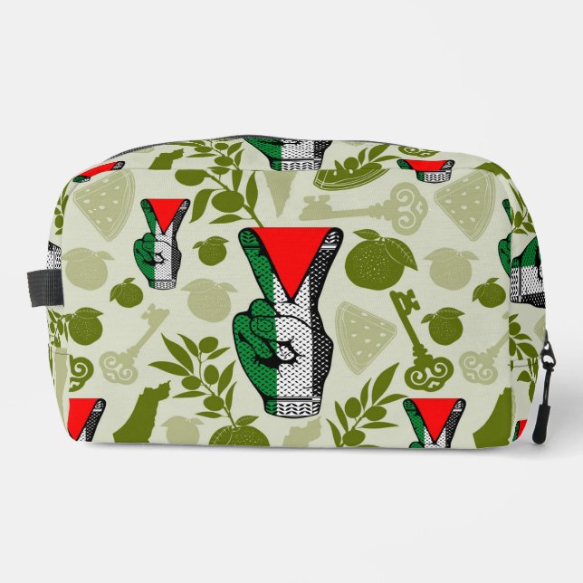 Trousse De Toilette Symbole triangle rouge de résistance à la main du  (Recto)