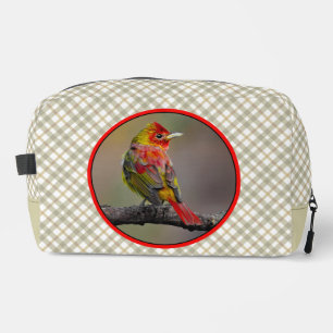 Trousse De Toilette Tangara écarlate Mue Photographie originale