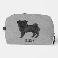 Tecktonik Pug Chien de Dessin Animé Mignon Avec No