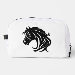 Trousse De Toilette Tête de magnifique cheval noir