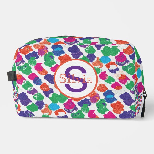 Trousse De Toilette texture Abstraite. (Recto)