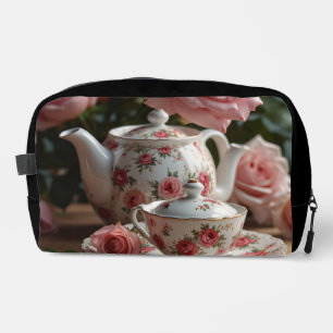 Trousse De Toilette Thé à la rose de chou rose
