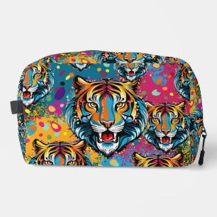 Trousse De Toilette Tiger Tiger Tête arc-en-ciel teintures