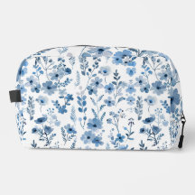 Toilettes Florales Bleues