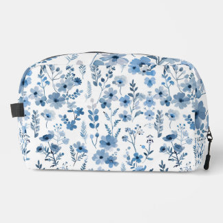 Trousse De Toilette Toilettes Florales Bleues