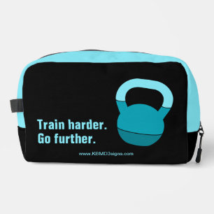 Trousse De Toilette Train Harder Go Further Electric-Bleu Noir