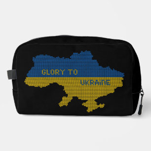 Trousse De Toilette Tricot Ukraine texte de la carte d'Etat Gloire à l