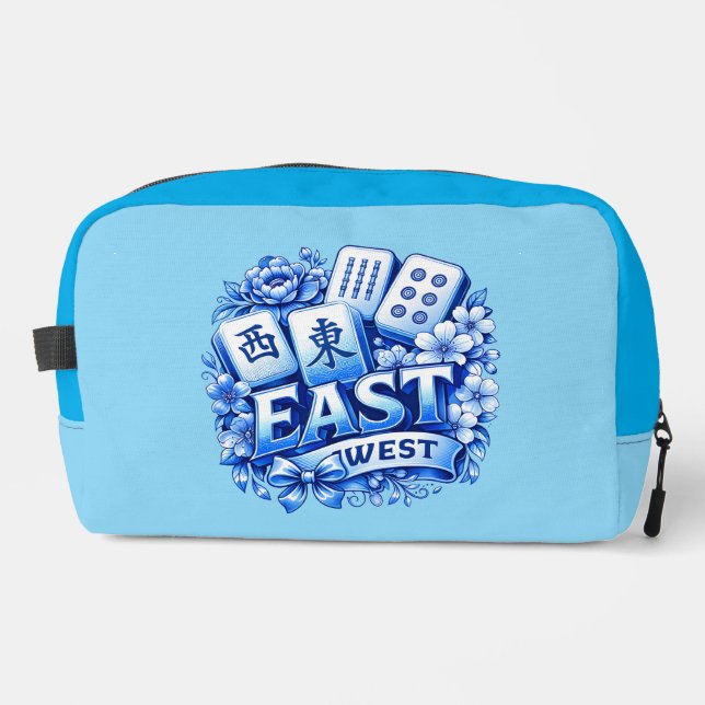Trousse De Toilette Tuiles de Mahjong  (Recto)