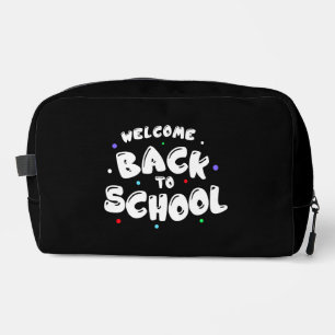 Trousse De Toilette Typographie Colorée de Retour à l'École