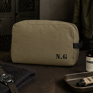 Trousse De Toilette Utilitaire Style militaire Armée verte