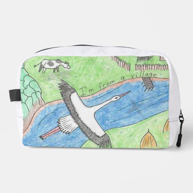 Trousse De Toilette Vibes du village (Recto)
