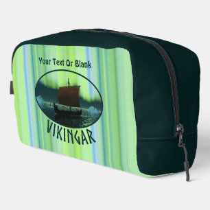 Trousse De Toilette Viking Navire Et Lumières Du Nord