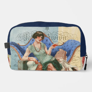 Trousse De Toilette Vintage Fille Flapper dans les années 20 Paris