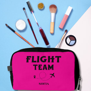Trousse De Toilette Voyage Famille Vacances Equipe de vol et avion ros