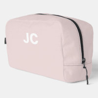 Voyage Moderne Minimaliste Monogramme Rose