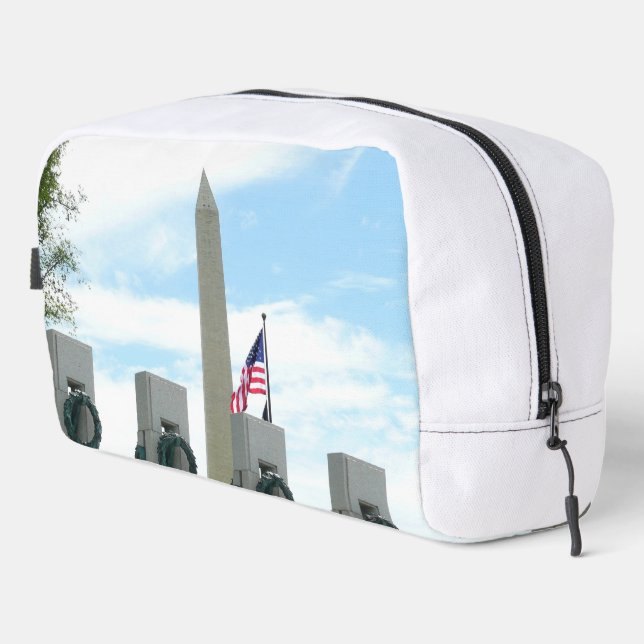 Trousse De Toilette Washington Monument and WWII Memorial in DC (Coin droit)