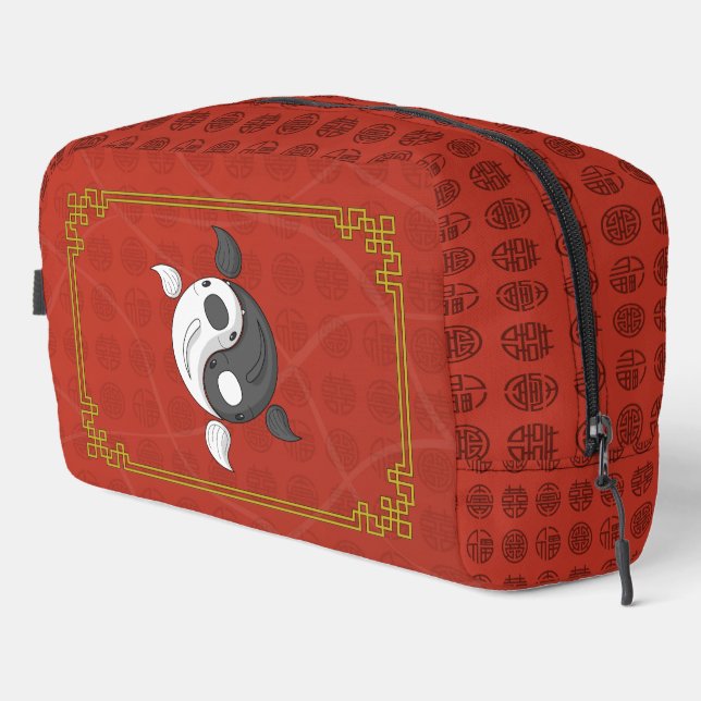 Trousse De Toilette Yin et Yang le Koi (Coin droit)