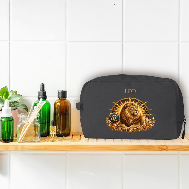 Trousse De Toilette Zodiac Sign Leo Personalized (Créateur téléchargé)