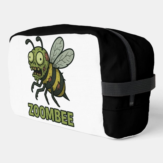 Trousse De Toilette Zoombee - Drôle Zombie Bee conception de dessin (Coin gauche)