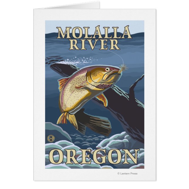 Trout Fishing Cross-Section - Molalla River, (Devant)