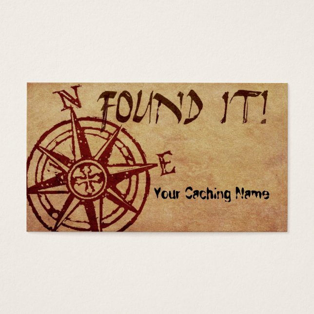 Trouvé ! carte cache de secours (Devant)