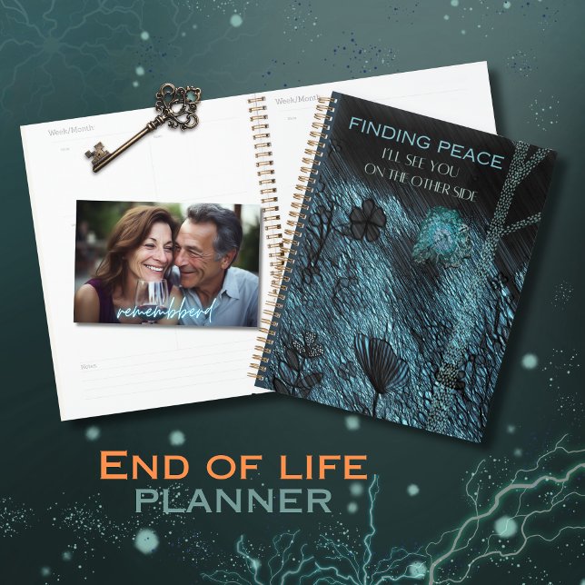 Trouver la fin de la paix (Finding Peace End of Life Planner)