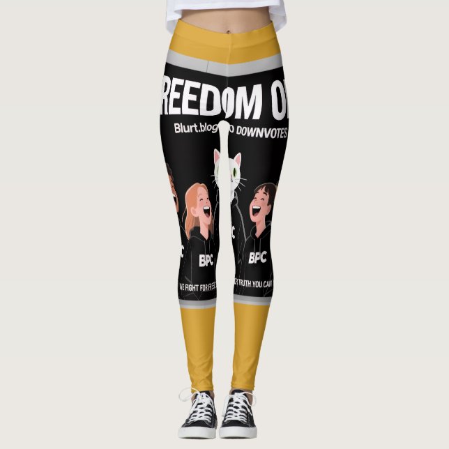 Trouver la liberté sur les Leggings Blurt (Devant)