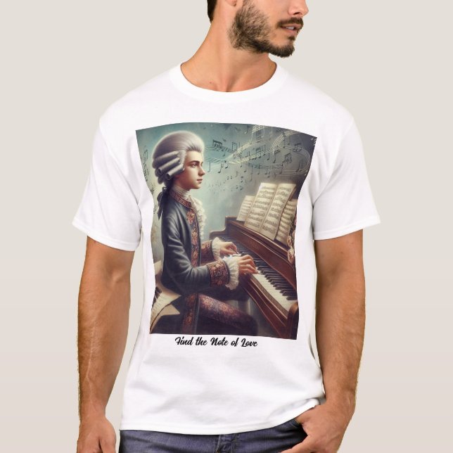 Trouver la note de l'amour T-shirt (Devant)