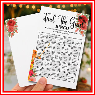 Trouver le jeu de bingo des invités Coup de foudre