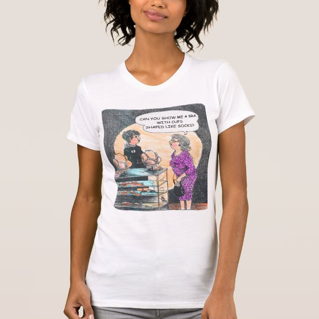 Trouver le T-shirt droit au soutien-gorge (Devant)