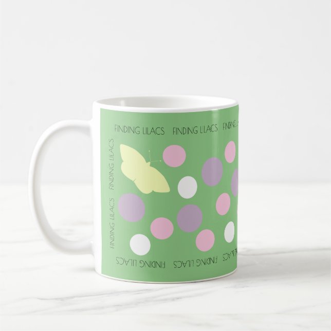 Trouver Lilacs Pastel Polka Dot Mug (Gauche)