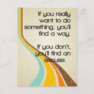 Trouver un moyen d'inspiration carte postale