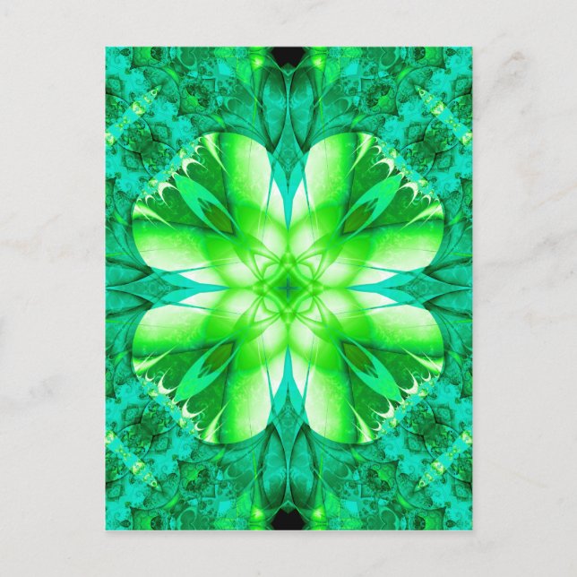 Trouver une carte postale Shamrock fragile (Devant)