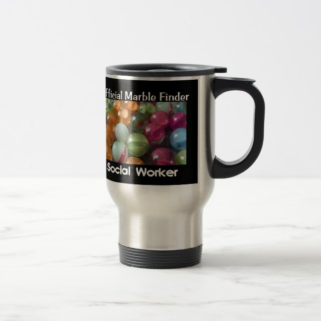 Trouveur drôle de marbre de tasse d'assistant (Droit)