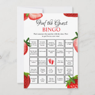 Trouvez le bébé invité carte de jeu de bingo Baby