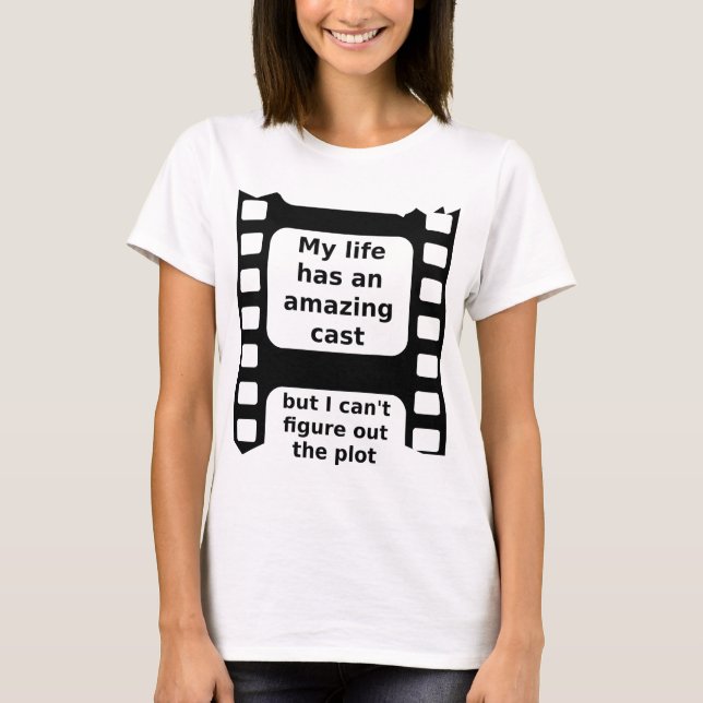 Trouvez l'intrigue drôle de T-shirt (Devant)