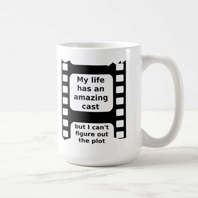 Trouvez l'intrigue Mug drôle (Droite)