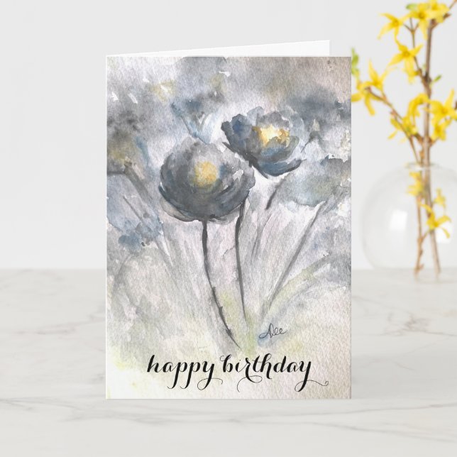 Trouvez votre carte d'anniversaire Joy (Fleur jaune)