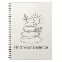 Trouvez votre équilibre Cahier esthétique Zen