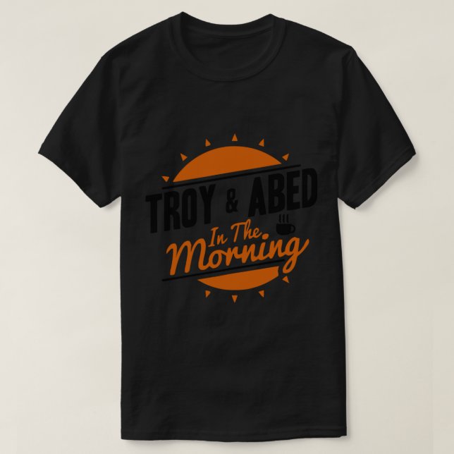 Troy et Abed In The Morning Logo T-Shirt classique (Design devant)