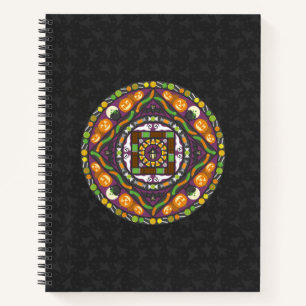 Trucs et traitements Carnet spirale Mandala